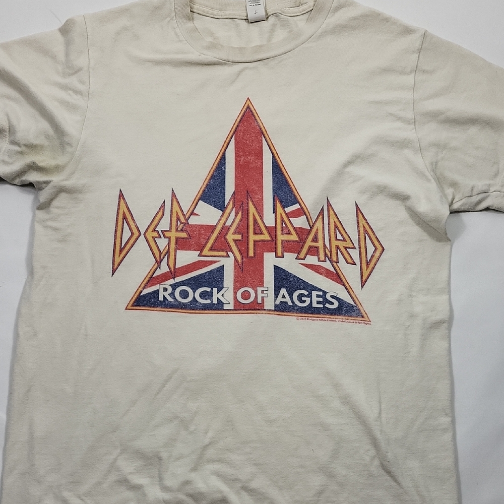 Def Leppard Rock Of Ages 2021 Concert Tee Size Small